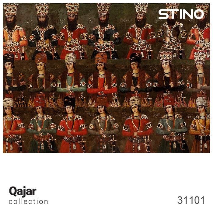 پازل شیشه ای استینو 260 تکه طرح قاجار (کد 31101)،(باجعبه)