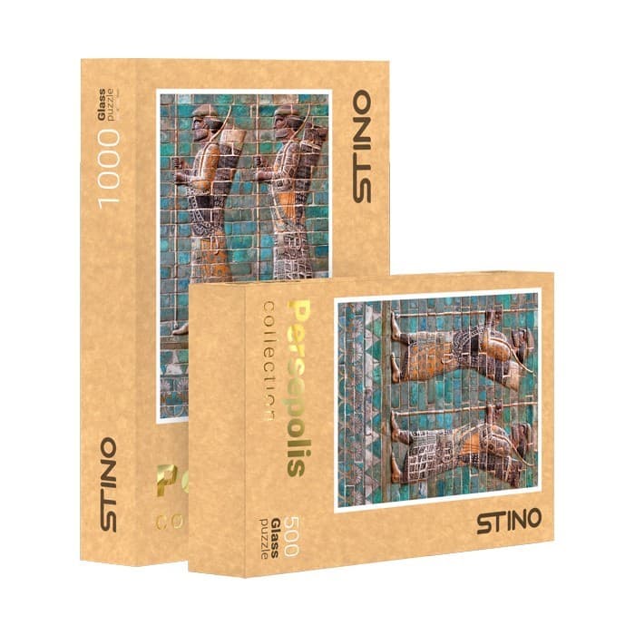 پازل شیشه ای استینو 500 تکه طرح دالی (کد 21101)،(باجعبه)