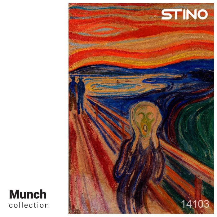 پازل شیشه ای استینو 260 تکه طرح مونک (کد 14103)،(باجعبه)