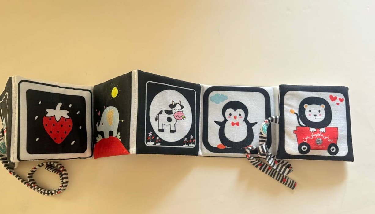 کتاب پارچه ای سوت دار نی نی باهوش من