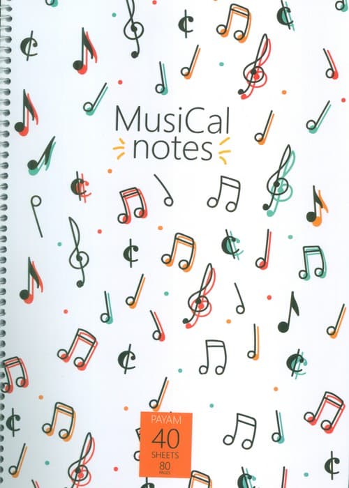 دفتر نت 40 برگ (سیمی)