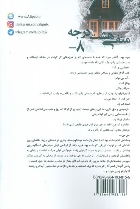 منفی هشت درجه