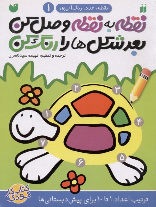 نقطه به نقطه وصل کن بعد شکل‌ها را رنگ کن 1