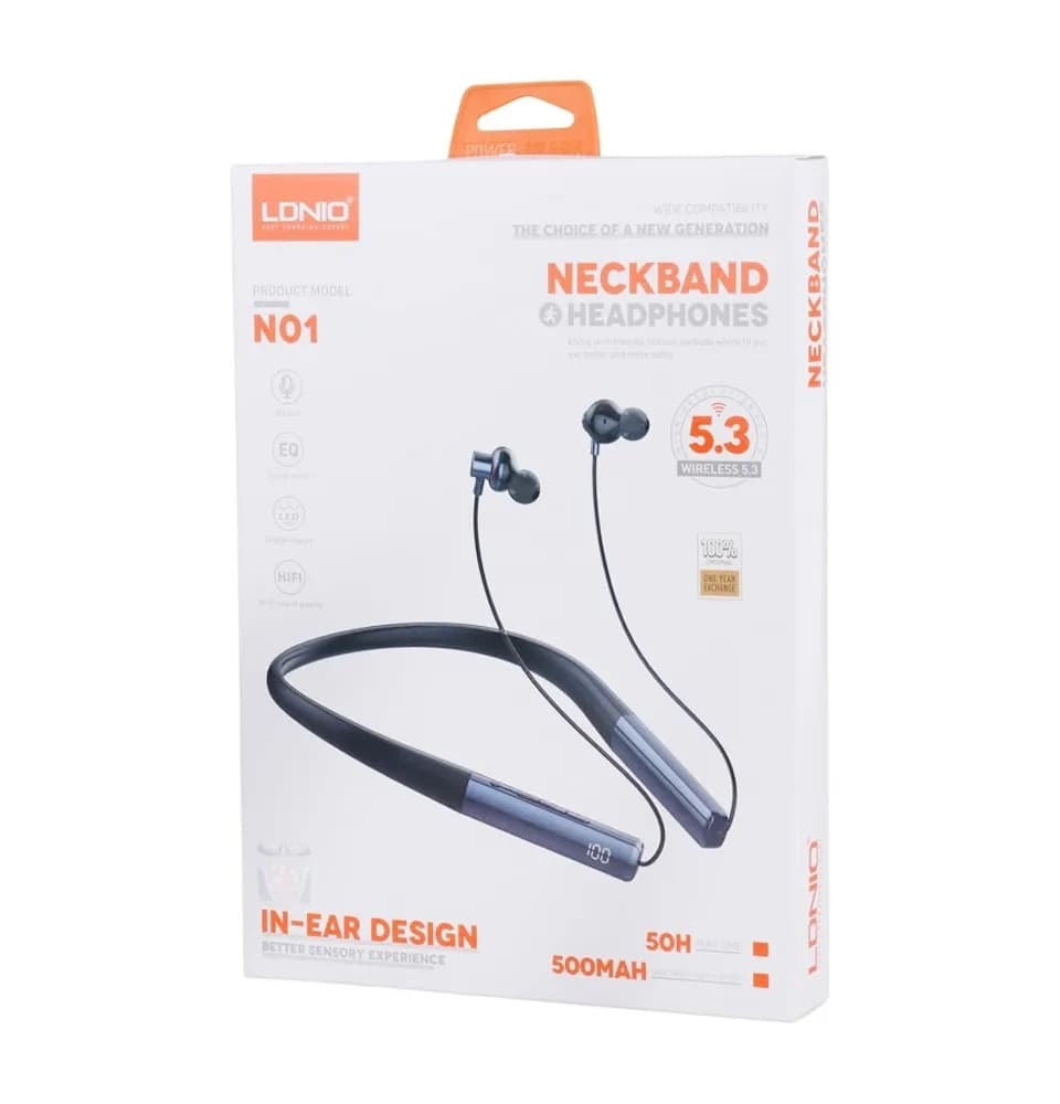 هدفون گردنی الدینیو مدل  N01 (مشکی)