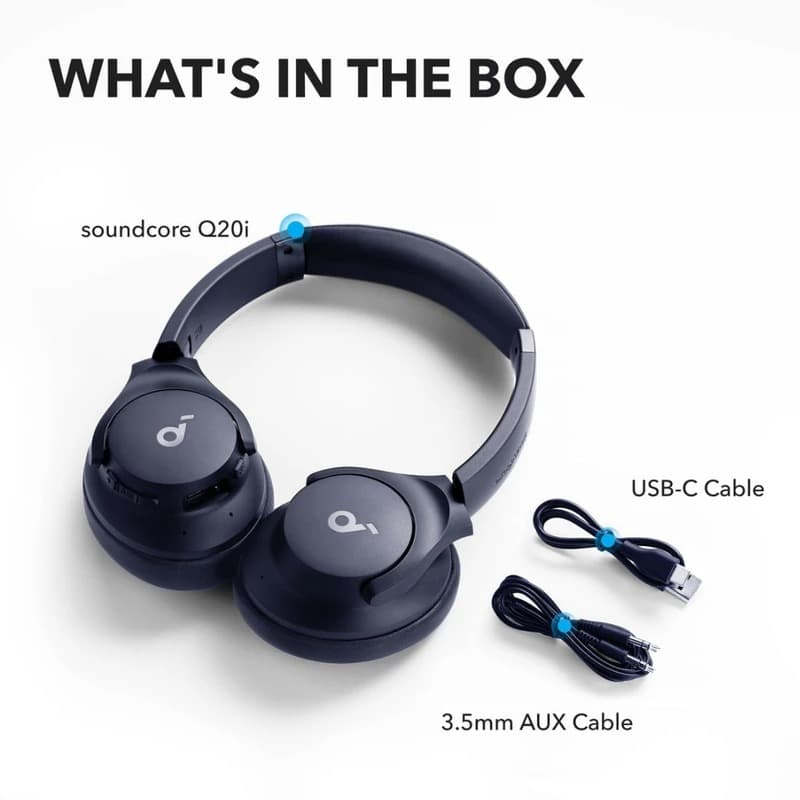 هدفون بلوتوثی انکر مدل Q20i (مشکی)