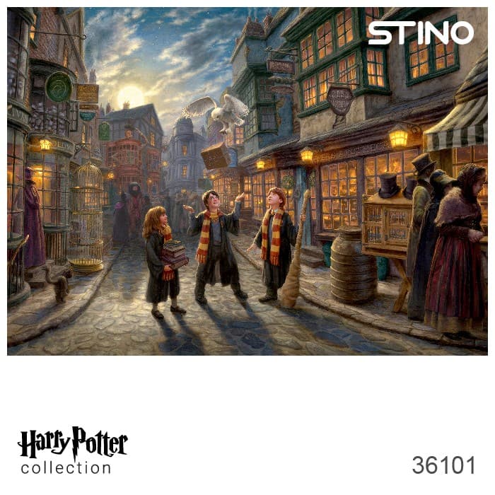 پازل شیشه‌ای استینو 260 تکه طرح هری پاتر (کد 36101 با جعبه)