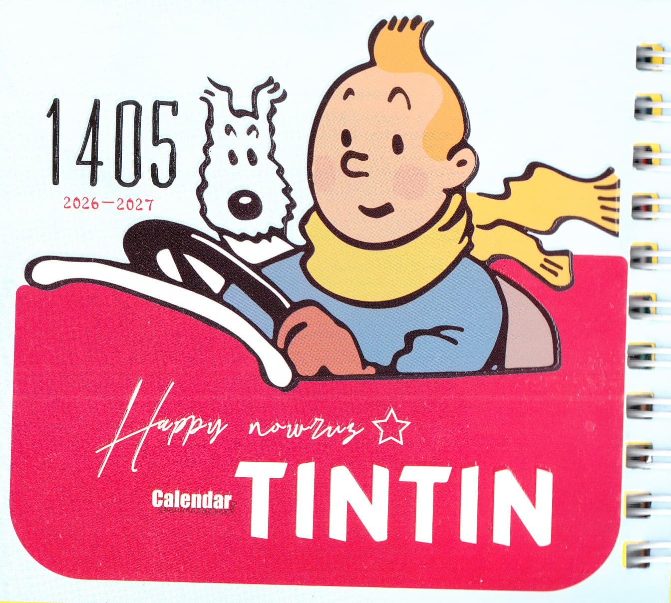 تقویم  1405 رومیزی تن‌تن