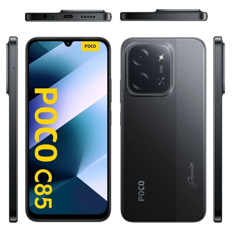 گوشی موبایل شیائومی مدل Poco C85 4G ظرفیت 256 گیگابایت و رم 8 گیگابایت (مشکی)