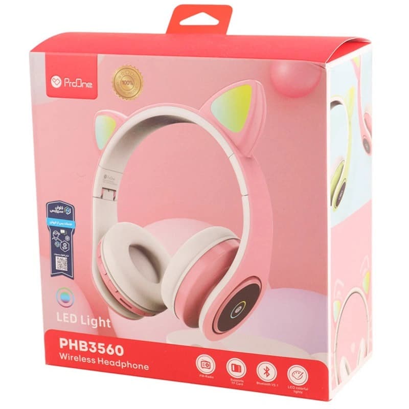 هدفون بلوتوثی پرووان مدل PHB3560 (سبز)