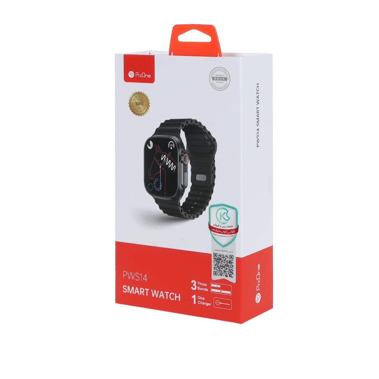 ساعت هوشمند پرووان مدل PWS14 (مشکی)