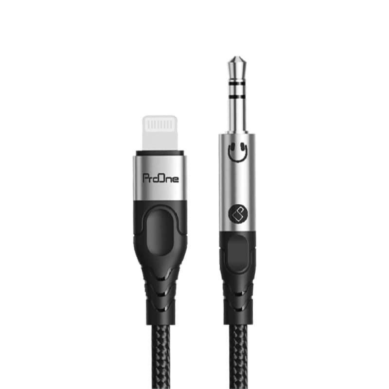 کابل تبدیل لایتنینگ به جک 35 aux پرووان مدل PCA50 