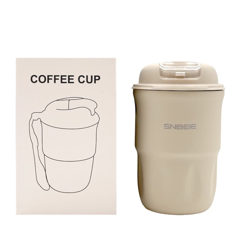 تراول ماگ سفید مشکی350 میل  کد 41 