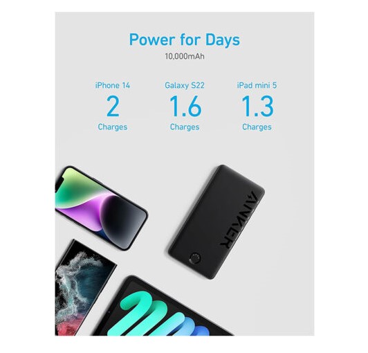 پاوربانک انکر 10000mAh مدل A1334 (مشکی)