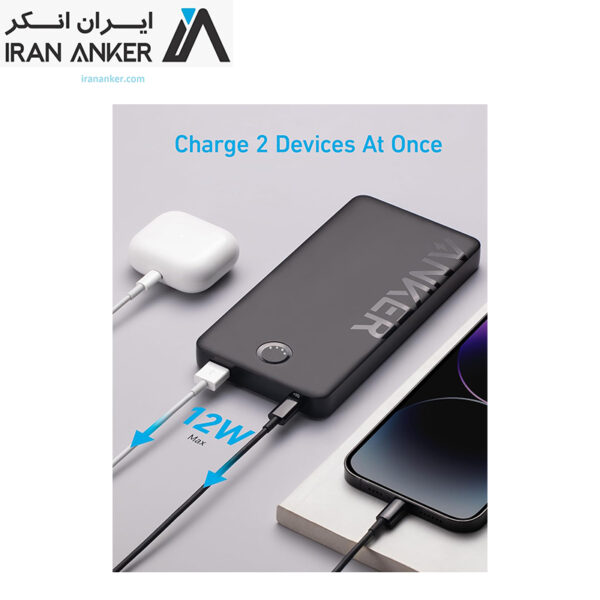 پاوربانک انکر 10000mAh مدل A1334 (مشکی)