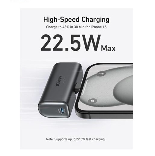 نانوپاوربانک انکر 5000mAh مدل A1653 (مشکی)