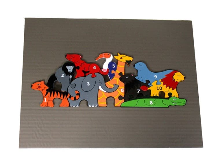 پازل حیوانات (محصولات چوبی)