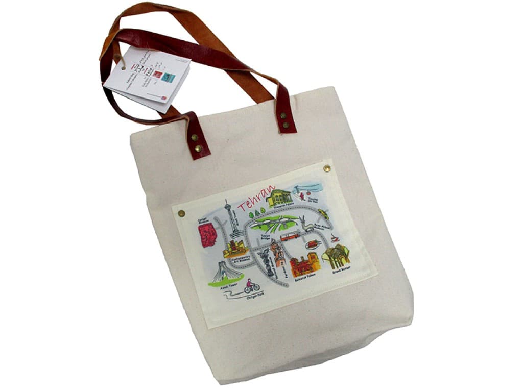 ساک دستی پارچه‌ای کوچک (نقشک تهران)