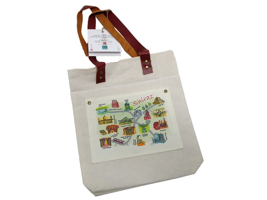 ساک دستی پارچه‌ای کوچک (نقشک شیراز)