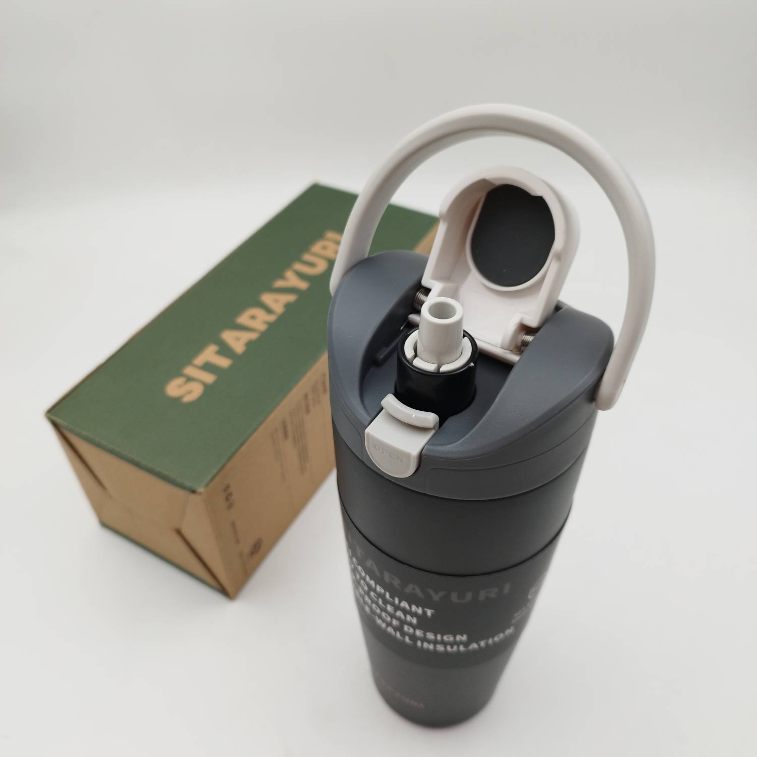 تراول ماگ 900 میل سیتارا کد 075 (مشکی)