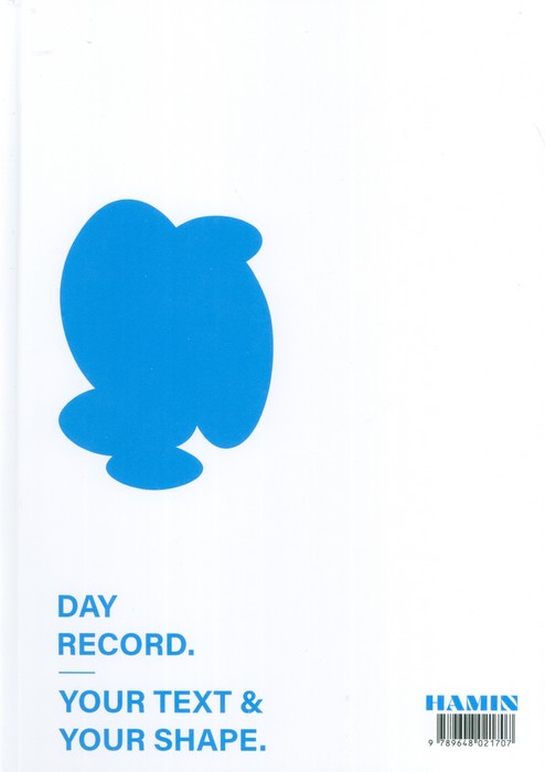 دفتر یادداشت بی خط DAY RECORD (سفید آبی،کد 707)