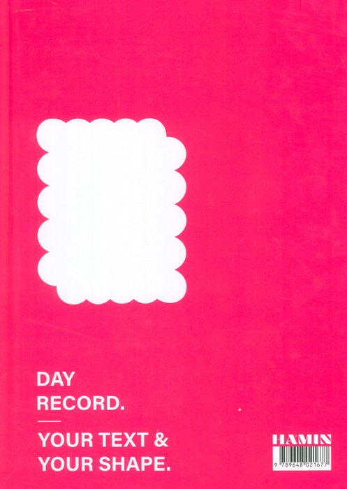 دفتر یادداشت بی خط DAY RECORD (صورتی،کد 677)