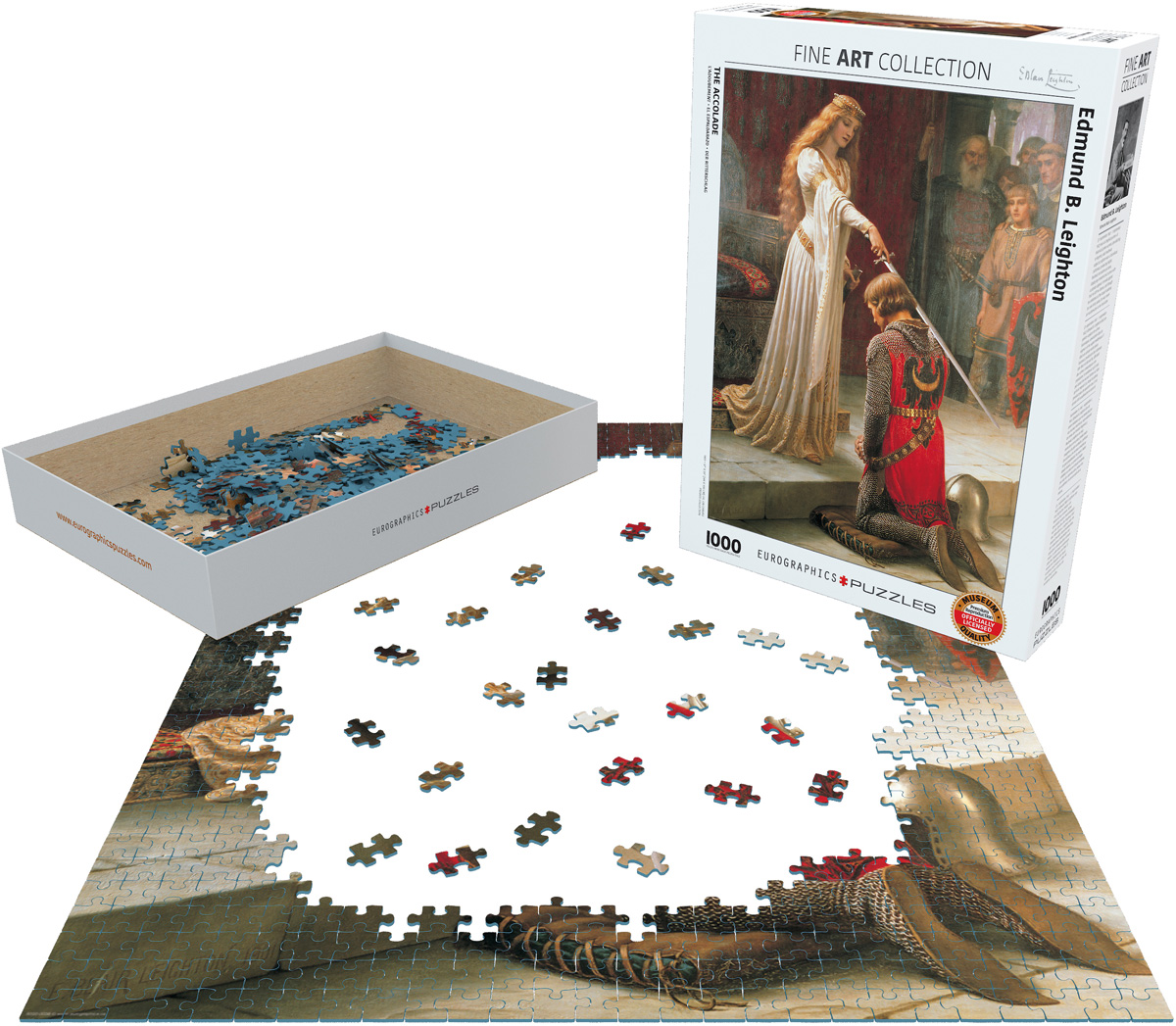 پازل 1000 تکه ستایش اثر ادموند بلر لیتون (6000-0038) طرح The Accolade