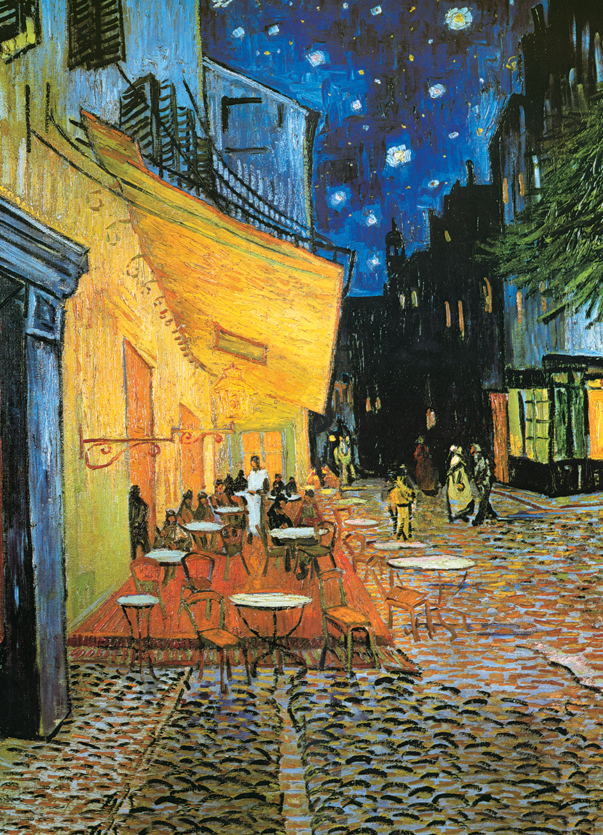 پازل 1000 تکه کافه تراس در شب اثر ون‌سان ون‌گوگ (6000-2143) طرح Café Terrace at Night