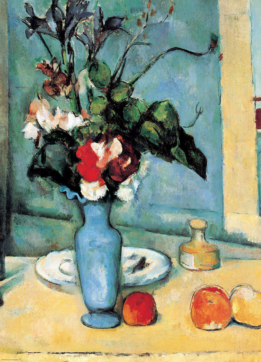 پازل 1000 تکه گلدان آبی اثر پل سزان (6000-3802) طرح Blue Vase