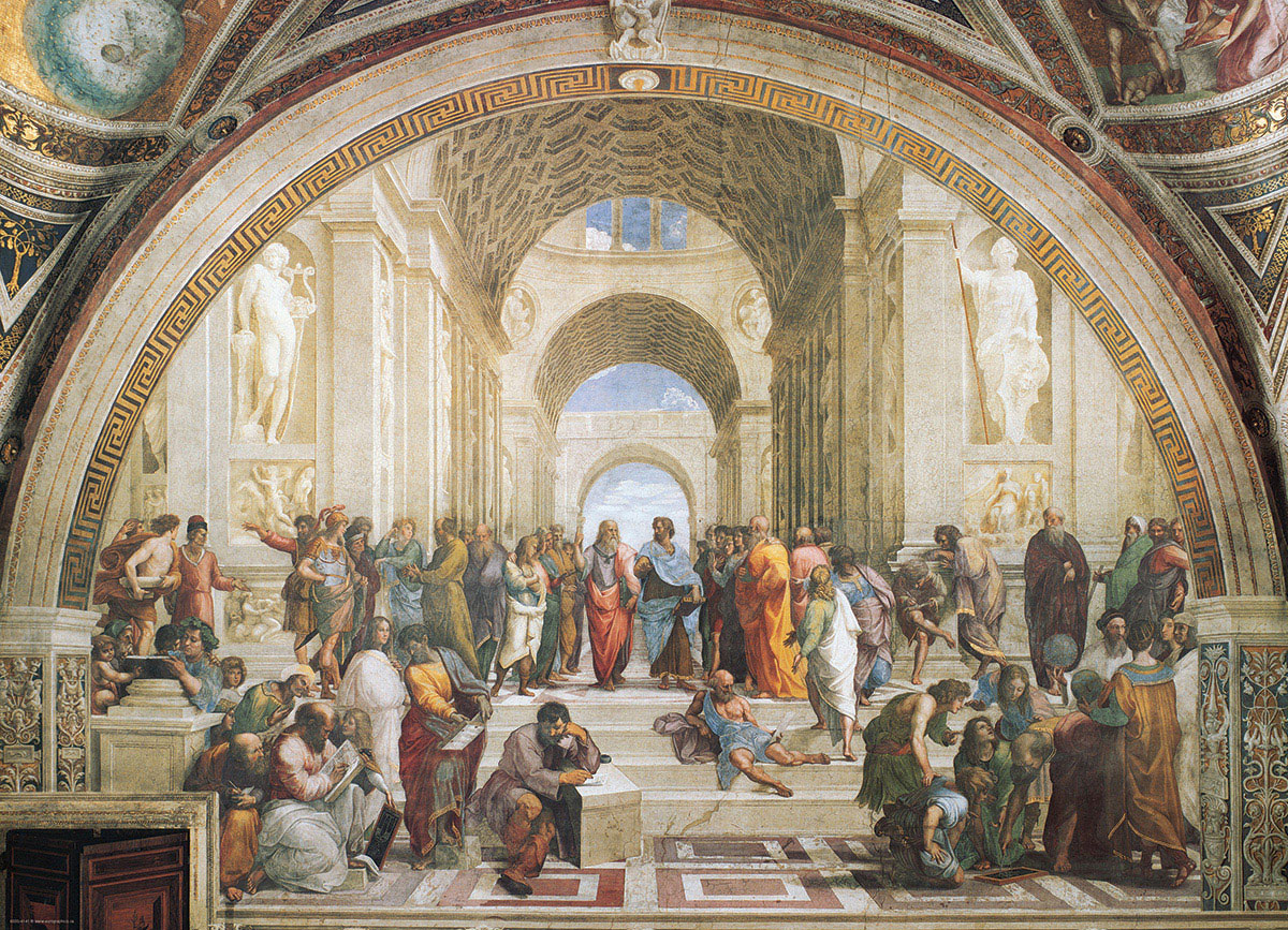 پازل 1000 تکه مدرسه آتن اثر رافائل (6000-4141) طرح School of Athens