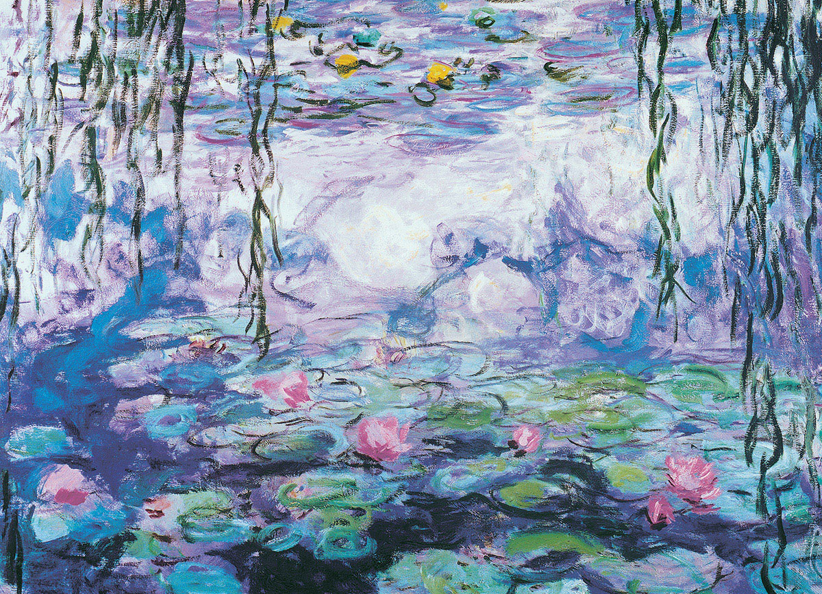 پازل 1000 تکه نیلوفر آبی اثر کلود مونه (6000-4366) طرح Waterlilies