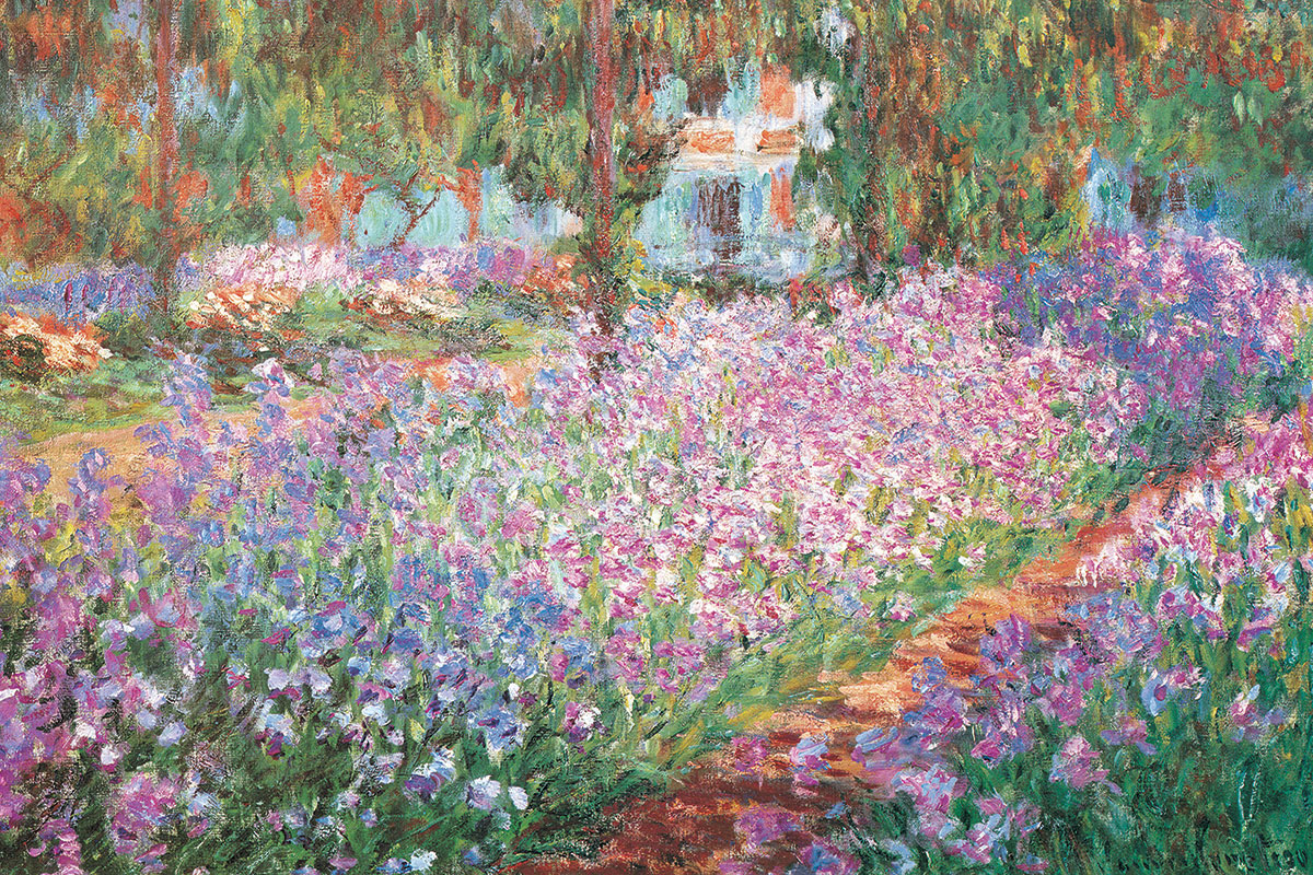 پازل 1000 تکه باغ مونه اثر کلود مونه (6000-4908) طرح Monet's garden