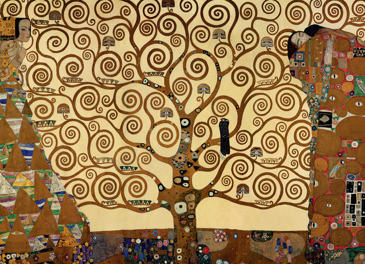 پازل 1000 تکه درخت زندگی اثر گوستاو کلیمت (6000-6059) طرح Tree of Life