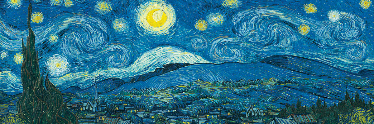 پازل 1000 تکه پانوراما شب پرستاره اثر ون‌سان ون‌گوگ (6010-5309) طرح Starry Night Panorama 