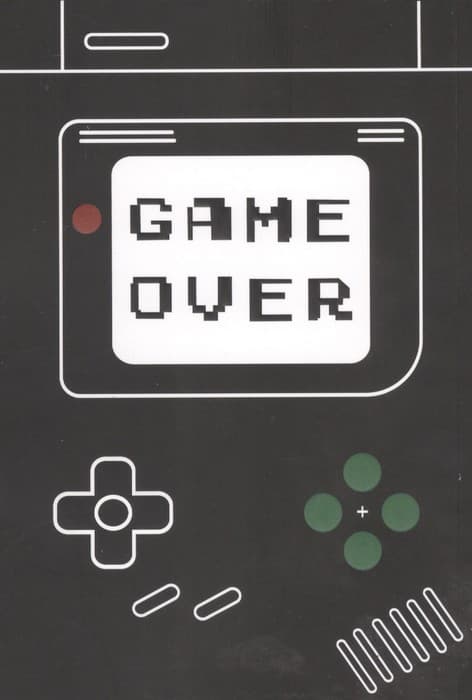 دفتر یادداشت طرح  GAME OVER (کد 701)