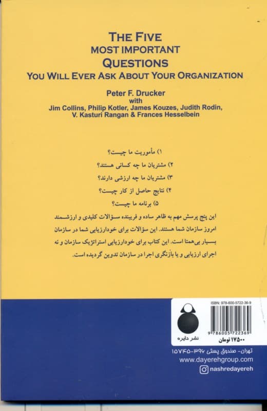 5 پرسش مهم سازمانی (بااهمیت‌ترین سوالاتی که می‌بایست در مورد سازمان خود مطرح کنید)
