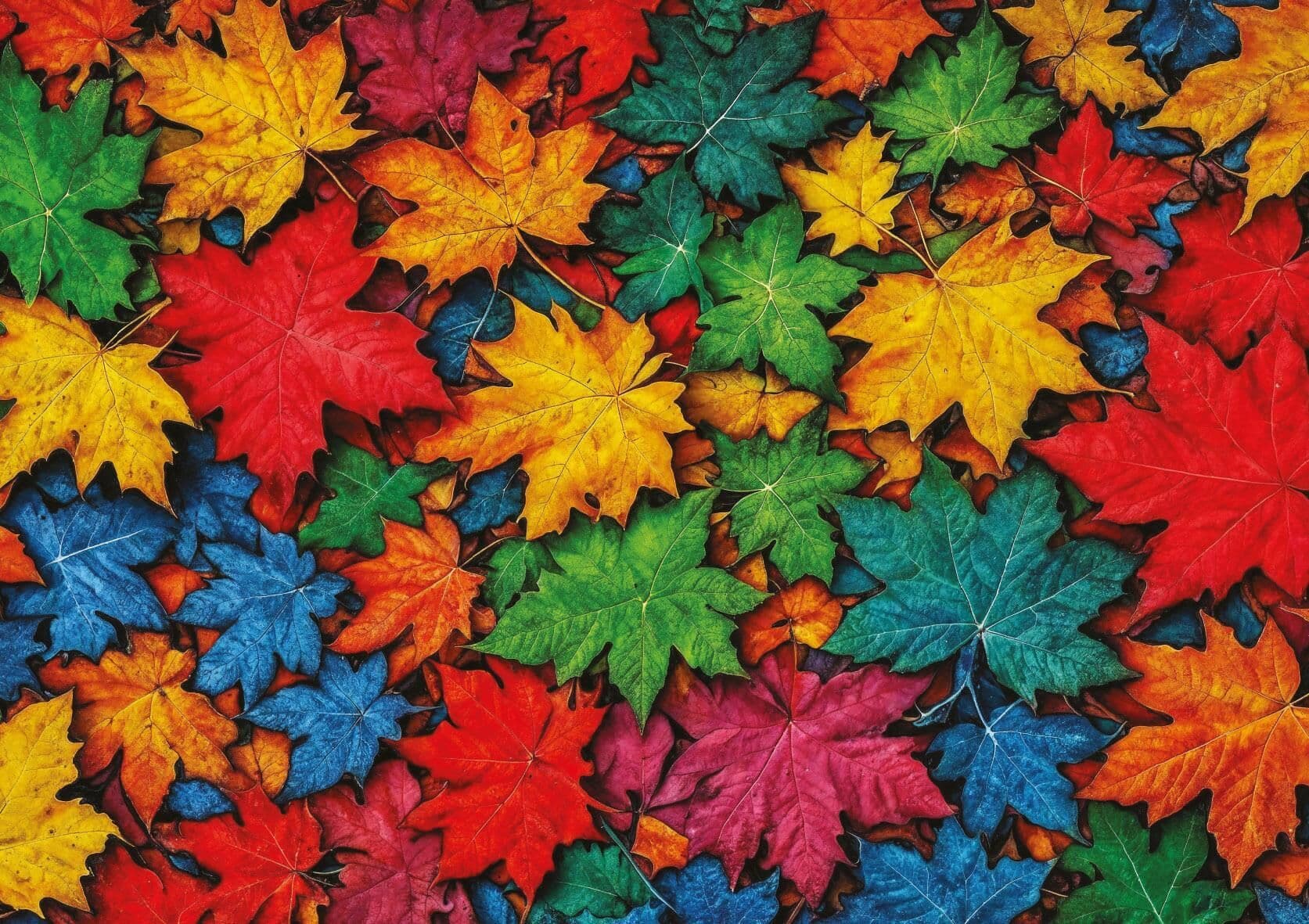 پازل 1000 تکه برگ‌های رنگارنگ Colorful Leaves