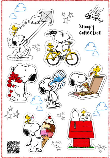 استیکر مات مجموعه Snoopy