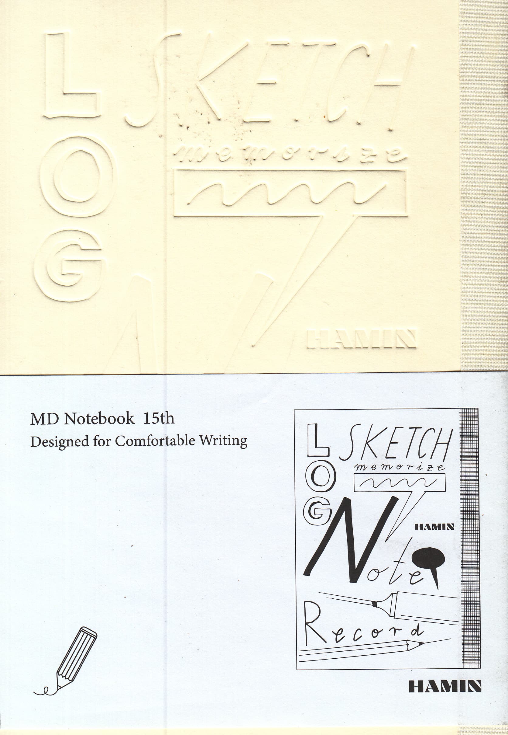 دفتر یادداشت بی خط MD NOTEBOOK (طرح LOGN،کد 851)