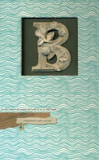 دفترچه یادداشت حروف (حرف B)