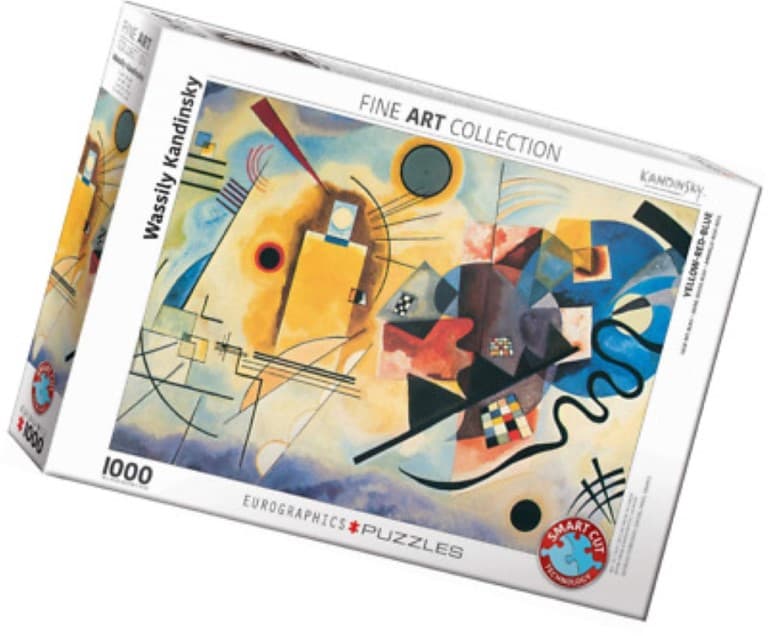 پازل (1000 تکه) زرد قرمز آبی اثر واسیلی کاندینسکی Yellow Red Blue