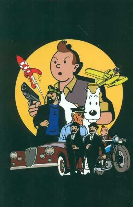 دفتر تن تن برنامه‌ریزی مشکی