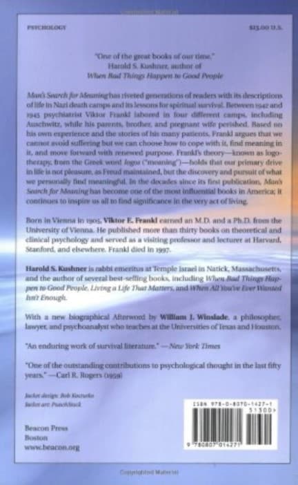 Mans Search for Meaning