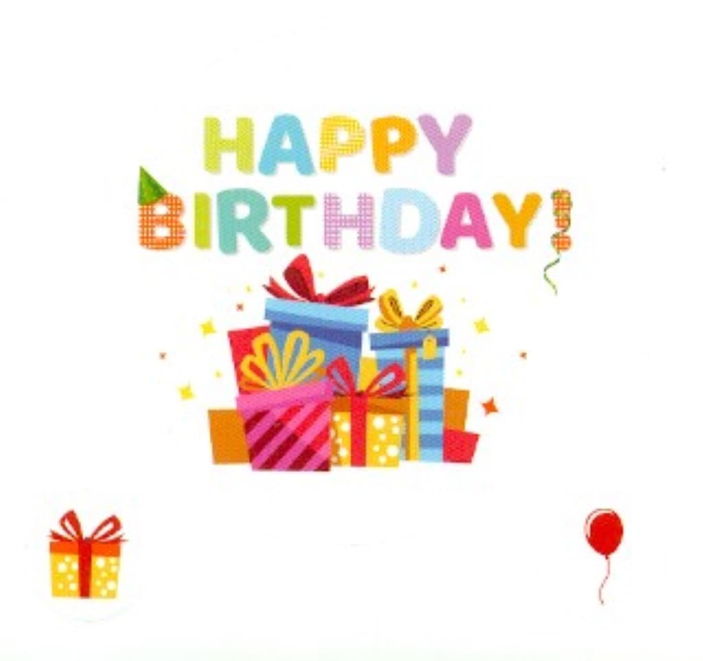 استیکر دات کارت (Happy Birthday ) طرح کادو