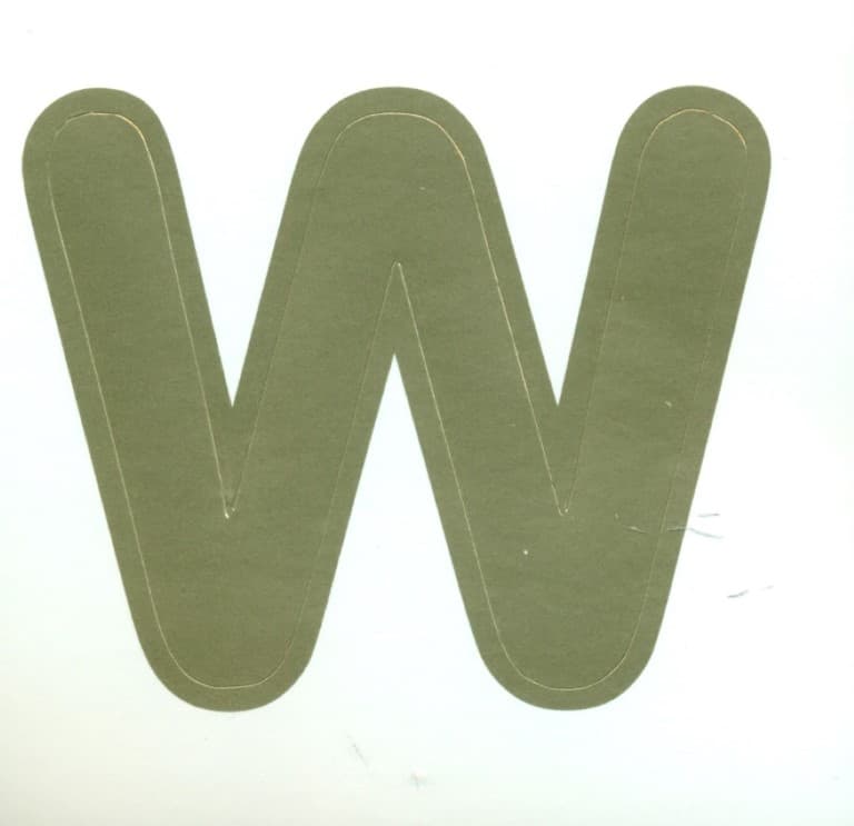 استیکر دات کارت (W)