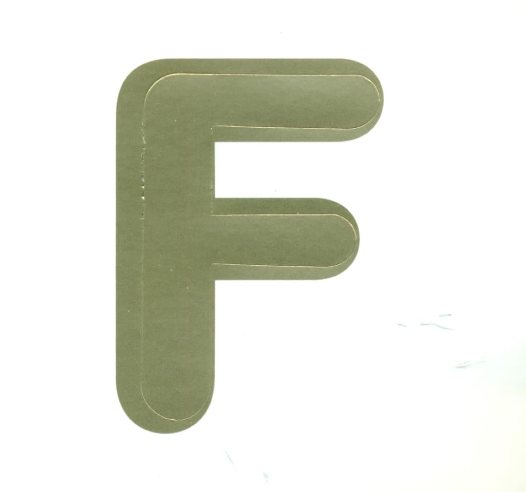 استیکر دات کارت (F)