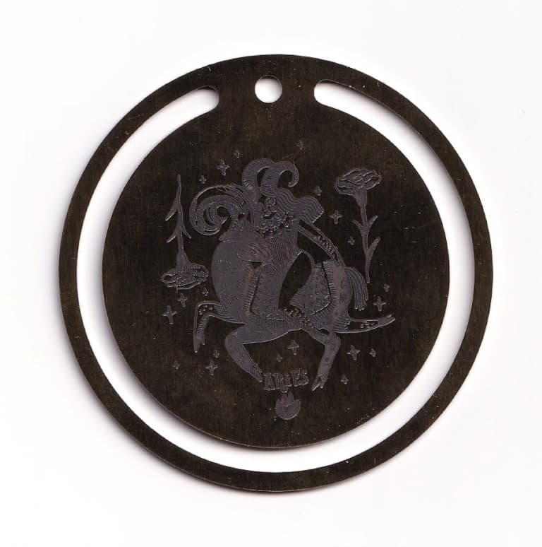 بوک مارک فلزی ماه تولد