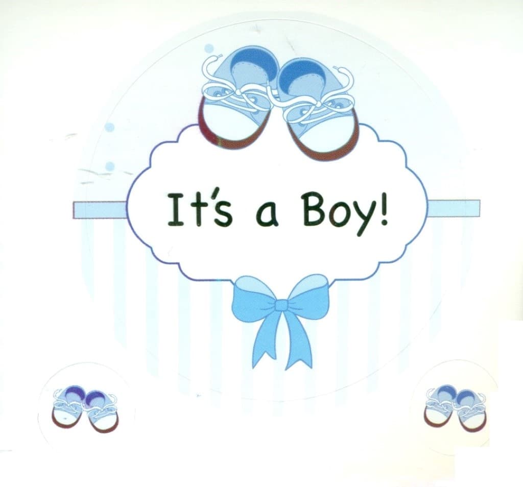 استیکر دات کارت (!It's a Boy) طرح کفش