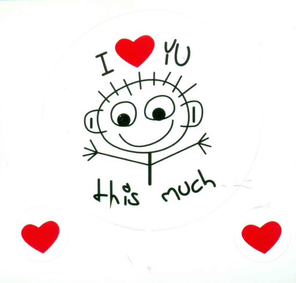 استیکر دات کارت (I Love You This Much)