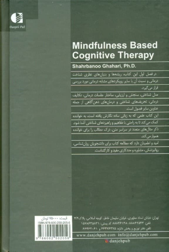 شناخت درمانی مبتنی بر ذهن آگاهی