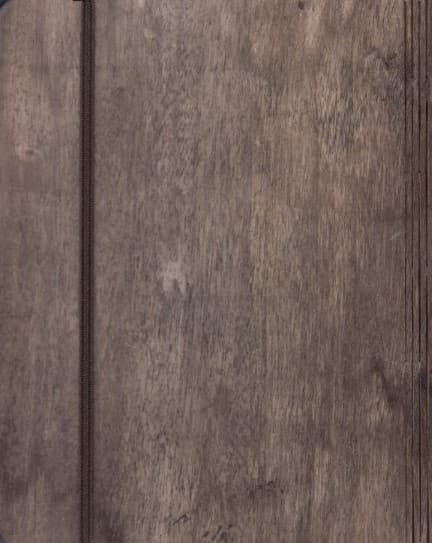 دفتر یادداشت بی‌خط چوبی (گردویی تیره)